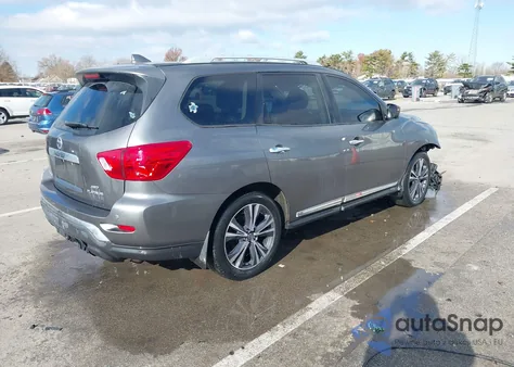 2019 Nissan Pathfinder Platinum z USA, uszkodzony, nr VIN 5N1DR2MM0KC641338
